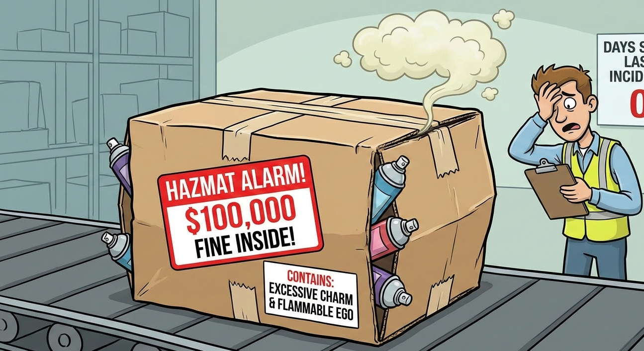 The $100,000 Box of Body Spray: A Cautionary Tale About Hazmat Quantity Limits